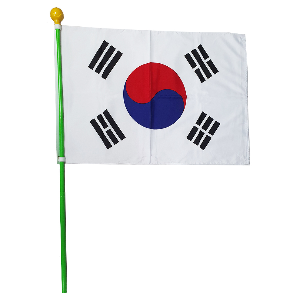 파티로 태극기 깃발 세트 60x90cm 국경일 행사용 3단깃대, 혼합색상, 1세트 14,900원