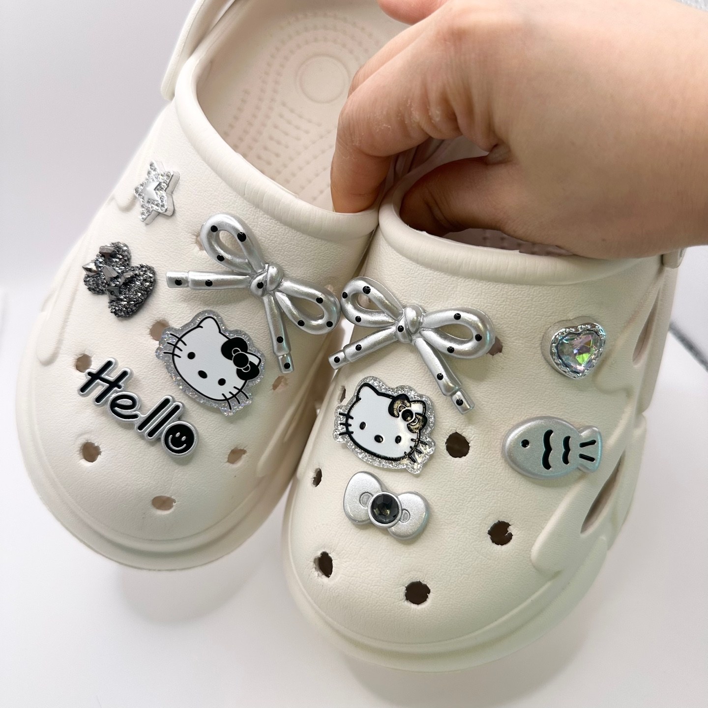 MPACK 블랙 리본 고양이 악세사리 파츠 10P 8,900원