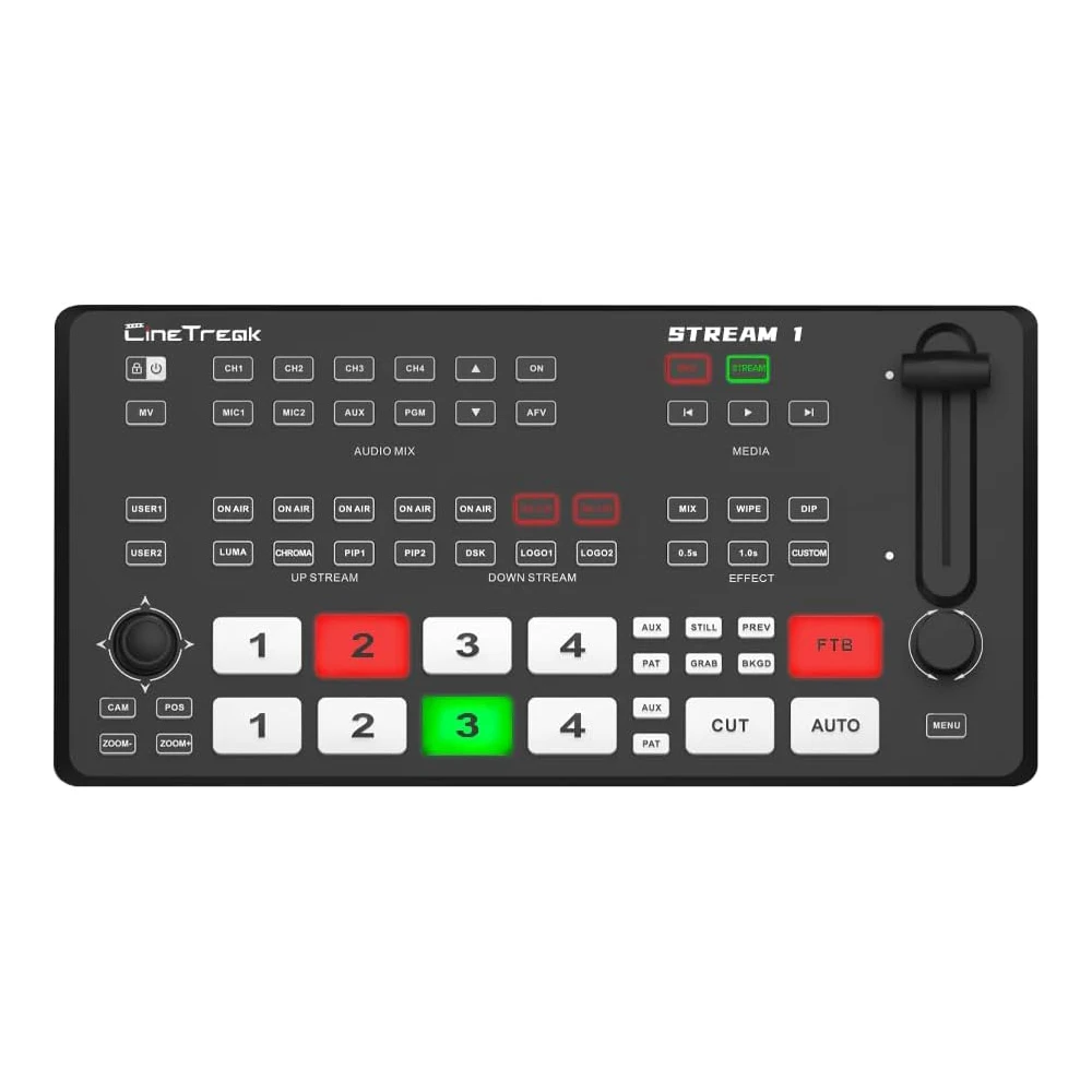 Cinetreak Stream 1 1S SH 프로페셔널 카메라 비디오 스위처 믹서 5채널 멀티 솔루션 데크 라이브 스트리밍 614,200원