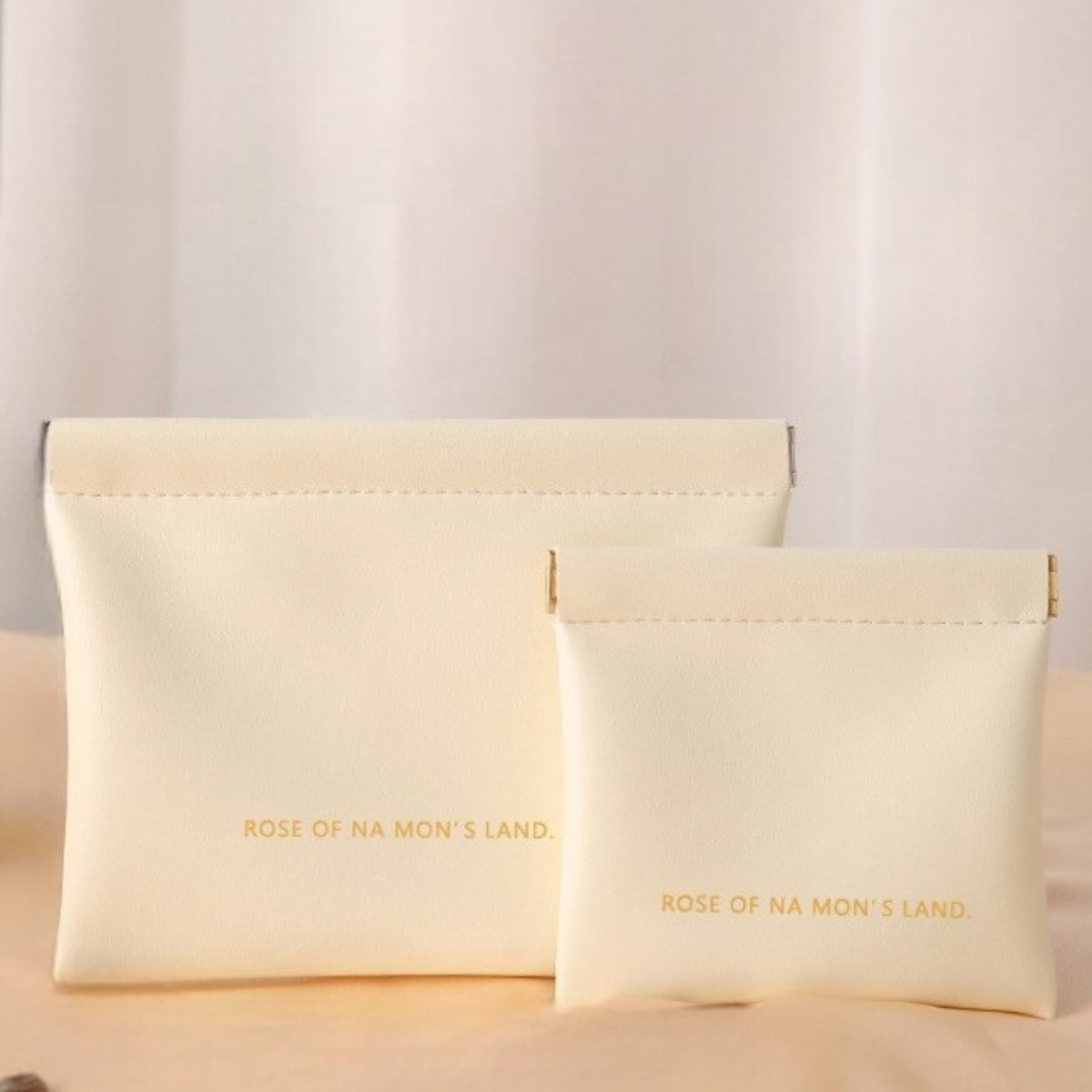 워니 화장품 파우치 2종세트 생활 방수 가죽 미니 화장품 이너백 생리대 여성 4,900원