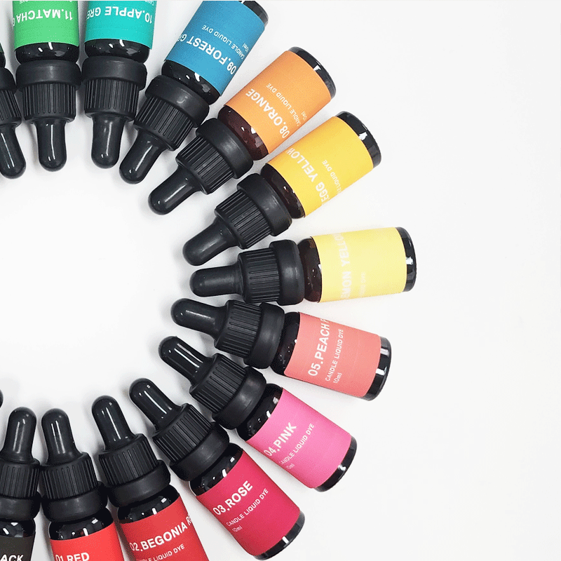 [드그라쎄] 캔들만들기 재료 - 캔들 고농축 지용성 액체 염료 21색 스포이드, 1개 3,610원