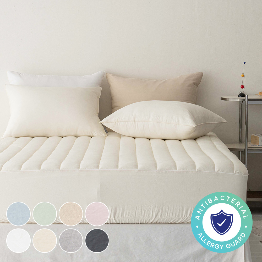 클라우드 알러지케어 저소음 두툼7온스 누빔 매트리스커버 AllergyGuard 패밀리 8컬러 78,900원