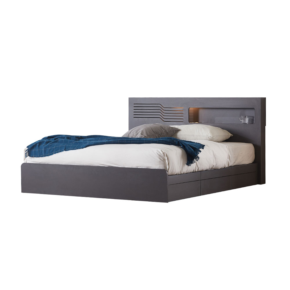 파로마 레아 LED 조명 수납침대 SS 프레임만 209,000원