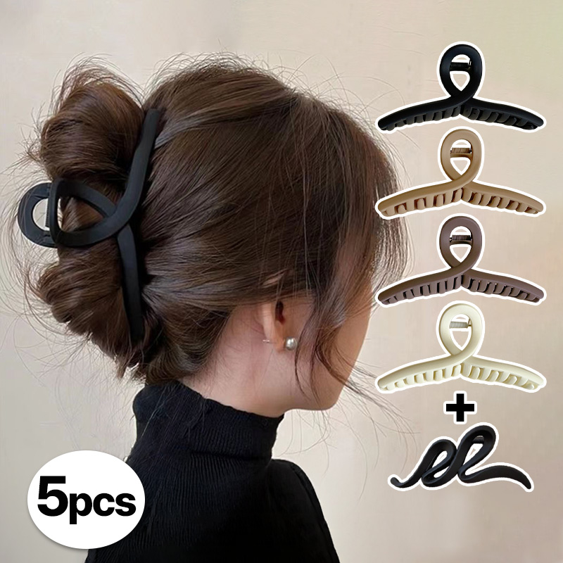비비드핀 올림머리 집게핀 대형 꼬임 헤어핀 세트 4,900원