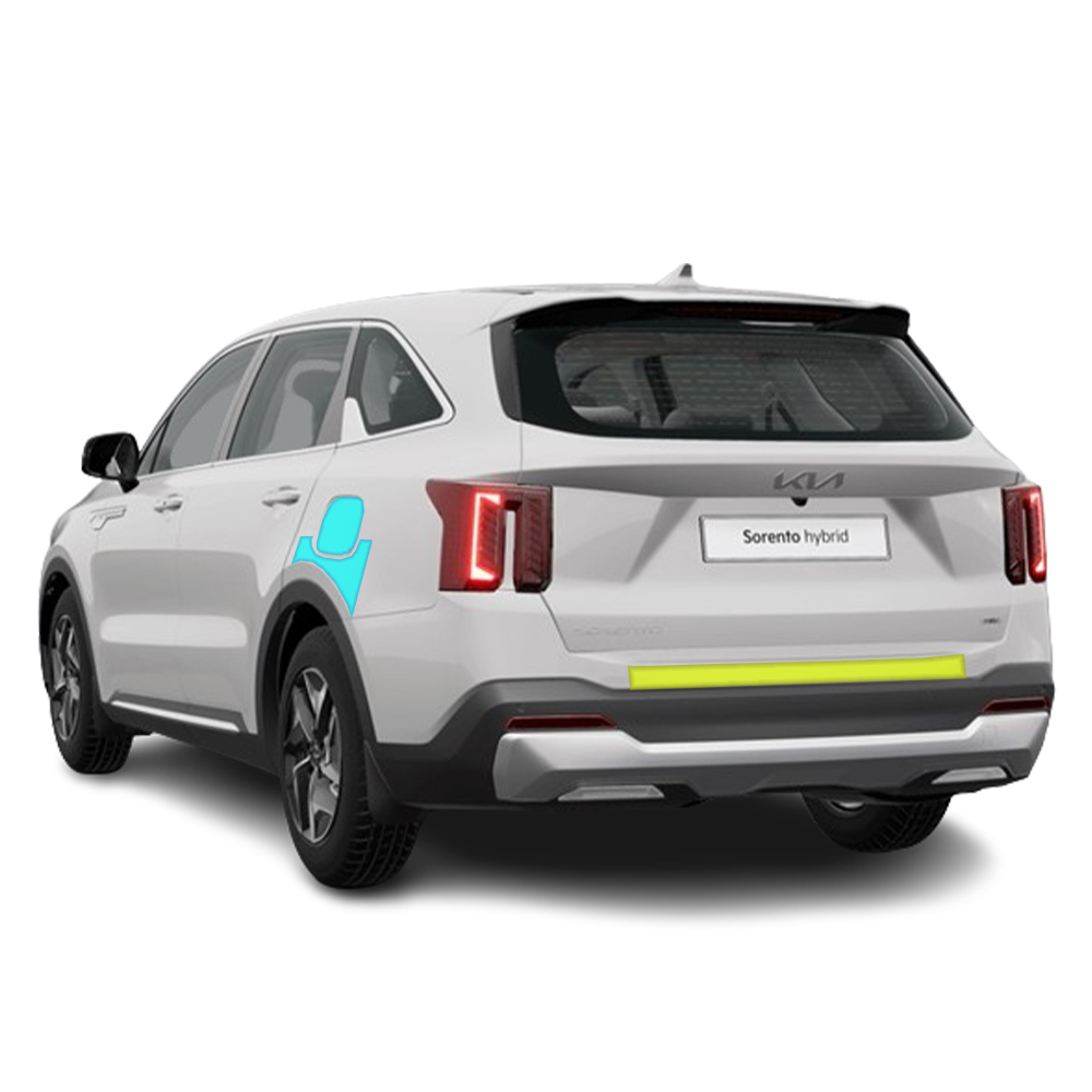 스킨엑스 쏘렌토 MQ4 페이스리프트 트렁크리드+주유구 PPF 차량보호필름, 1개 24,000원