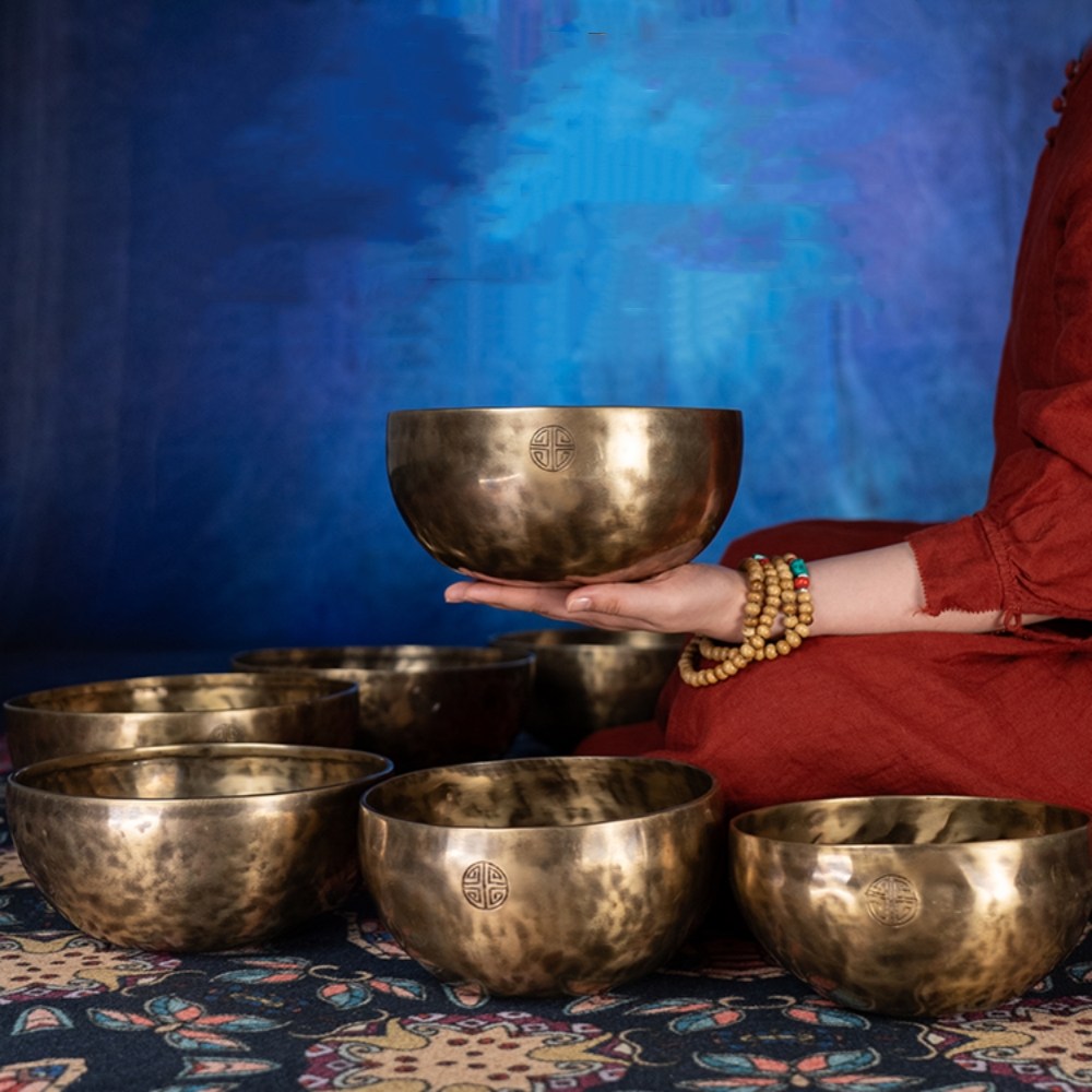 프리미엄 풀문싱잉볼 네팔산 차크라 명상용품 불교용품 불면증 힐링 명상종 씽잉볼 요가용품 120,000원