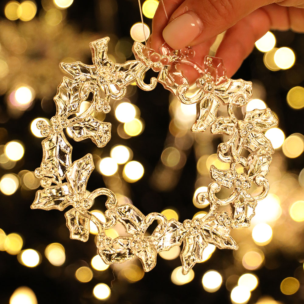 조아트 트리 장식 오너먼트 크리스탈 아이씨클, 리스장식, 4개 6,900원