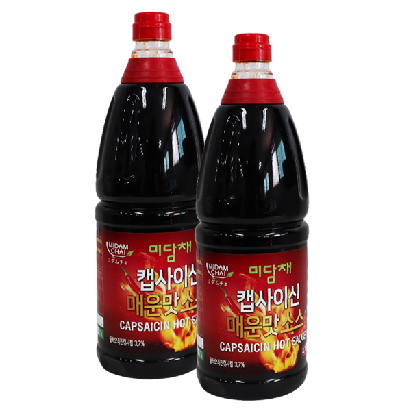 미담채 캡사이신 매운맛소스2.15kg 3개, 2.15kg, 3개 44,790원