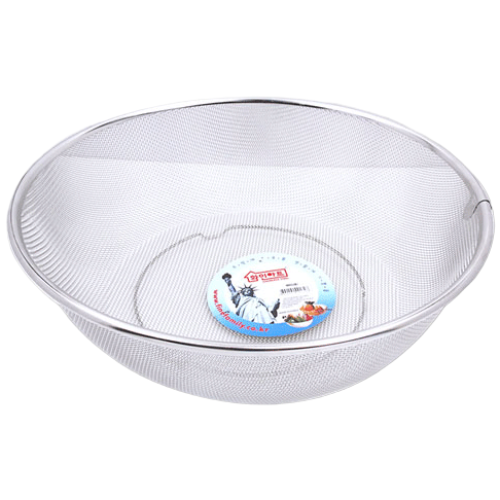 [DAMDA] 국내생산 스텐304 원형 채반 4호 특대형 소쿠리 채반 바구니 16,050원