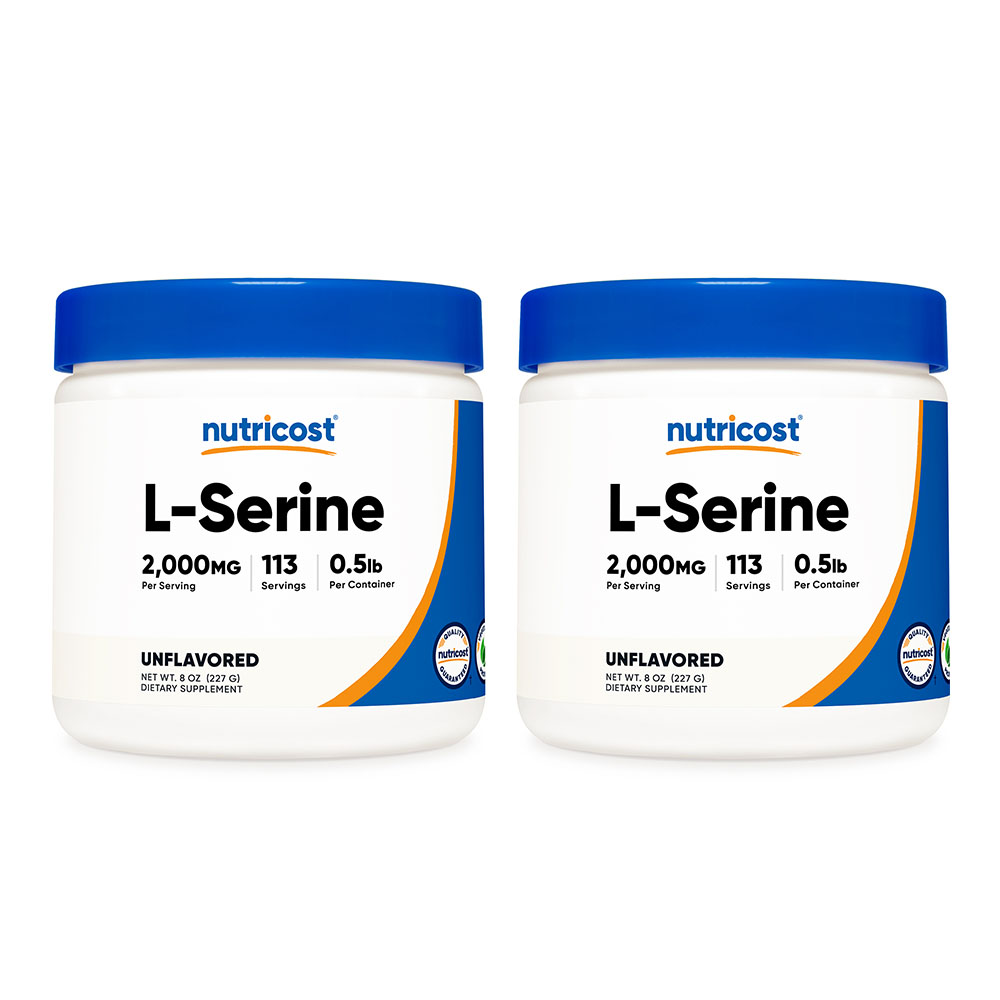 뉴트리코스트 L-세린 파우더 2000mg 0.5lb 무맛, 2개 66,400원