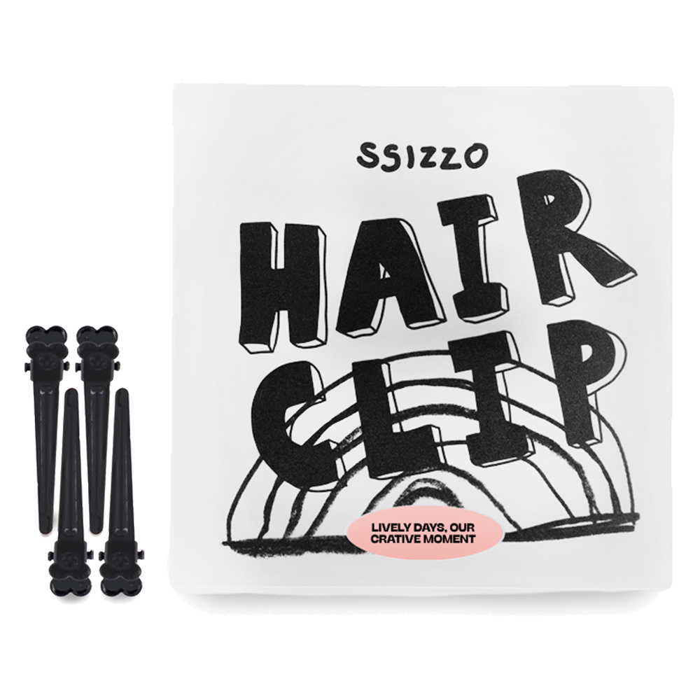 씨조 미용실 자국없는 헤어 집게핀 소형, 12개, 블랙 5,500원