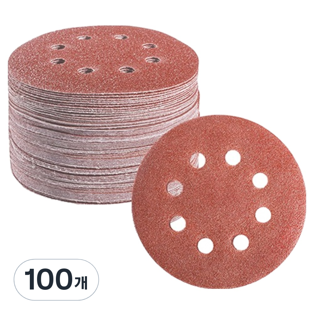 OON 원형 사포 샌딩 페이퍼 8홀 3000방 125mm 14,900원