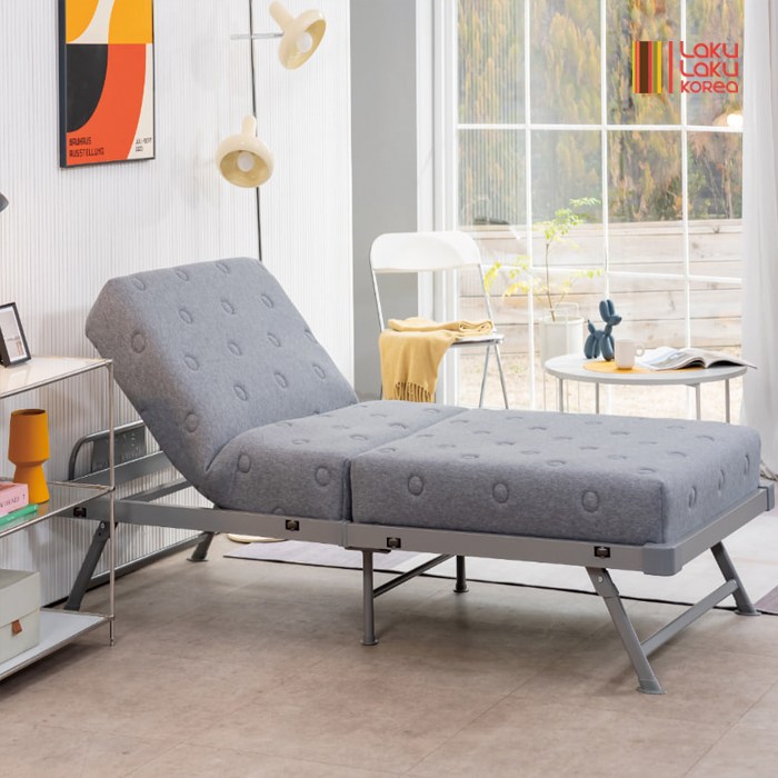 라꾸라꾸 접이식 포켓스프링 프리미엄 슈퍼싱글 침대 419,000원