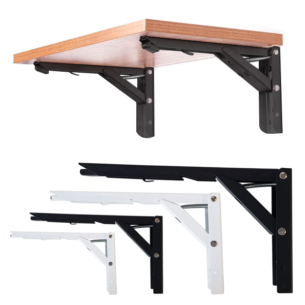 와이드 접이식 선반대 선반받침대 벽고정 철제선반 지지대, 1개 14,700원