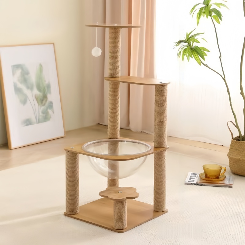 TaiStar 다묘용 고양이 타워튼튼 스크래치 포스트우주캡슐 놀이 공간T856-012 29,900원