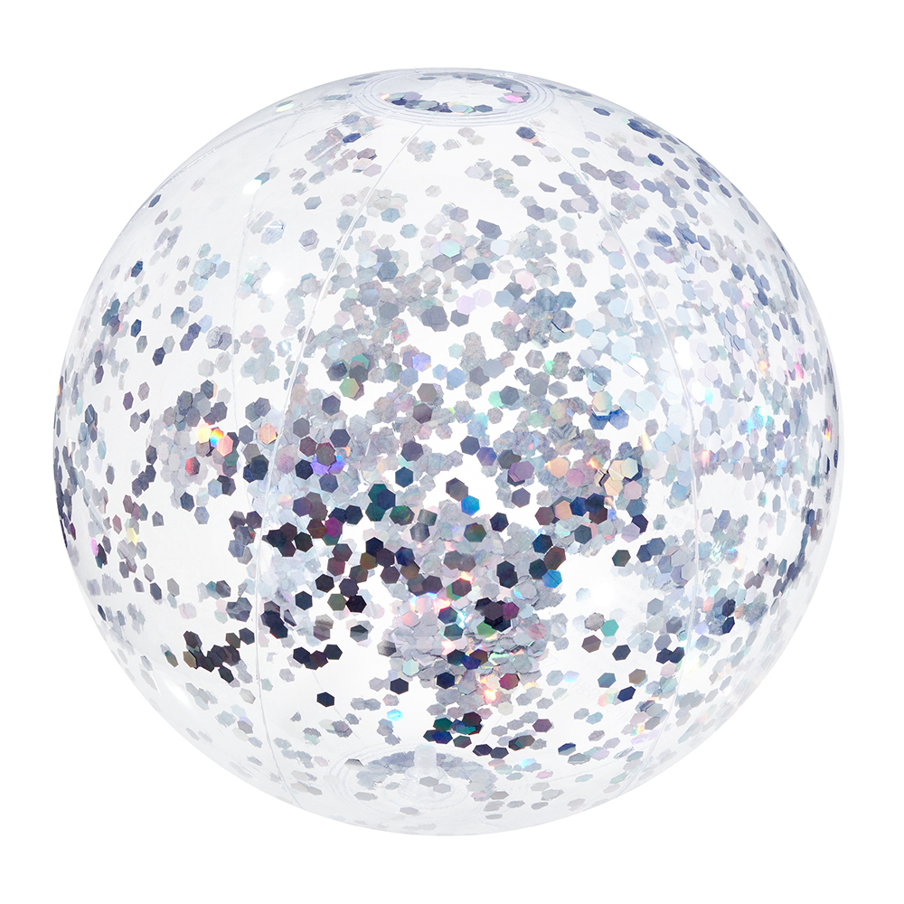 코멧 이중마개 투명 스팽글 비치볼 4,190원