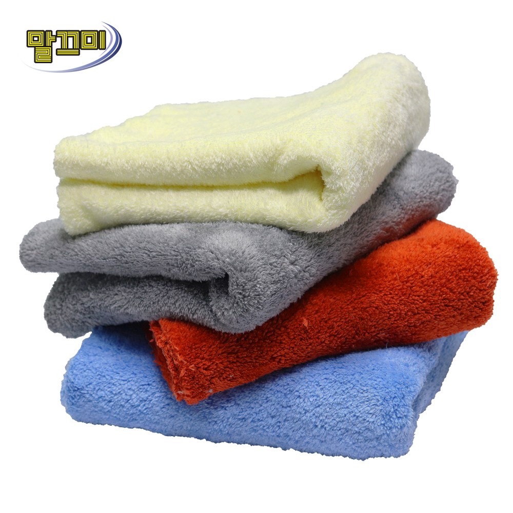 말끄미 국산 극세사 프로폴리쉬 무봉제 세차타올 버핑타월10매 19,000원