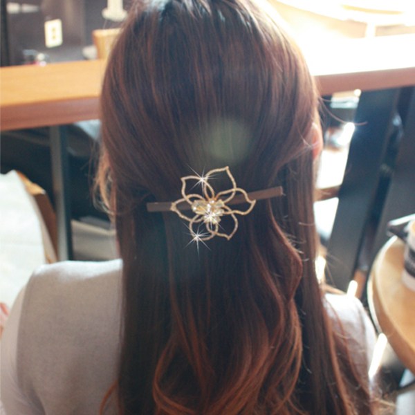 레인걸 상큼해져 꽃 큐빅머리핀 헤어핀 자동핀 16,000원