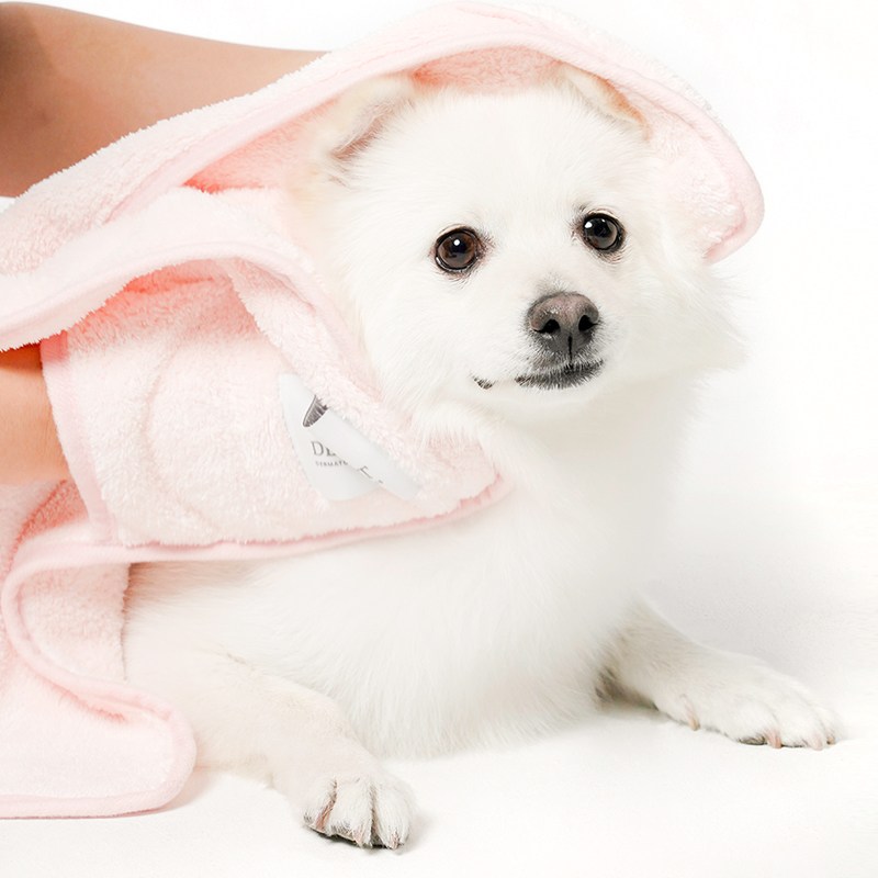 더마벳 글로브형 극세사 강아지 수건 타올 펫타올(80X40), 핑크, 1개 15,900원