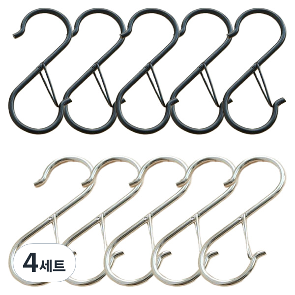 쿠캐치 S자 다용도 걸이 2종 x 5p 세트 38,400원