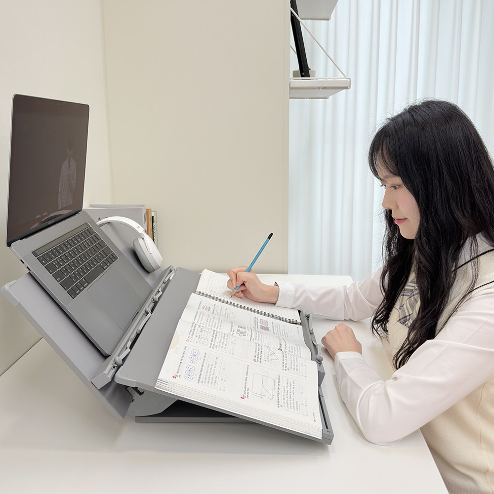 메르마 2단독서대 책받침대 높이조절독서대 책거치대 스터디대 필기대 41,800원