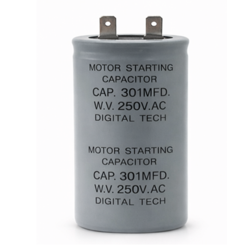 이제이에스몰 국산 디지털텍 원형콘덴서 1+1타입 250VAC 301uF  정품 스타팅 모터 알루미늄캔타입 1+1단자 용량301MFD-250V 23,740원