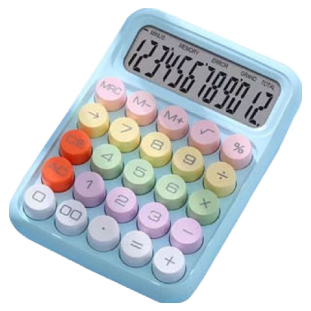 틱틱붐 레트로 파스텔 컬러 기계식 계산기 5,990원